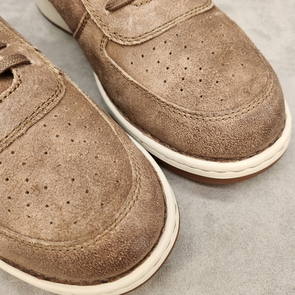 Born Sneakers Men\'s 10 Taupe Distressed Suede Captain Low Top Casual New $130 main image 8